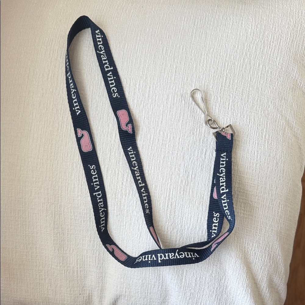 Vineyard Vines Navy Blue Lanyard